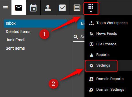 smartermail email forward
